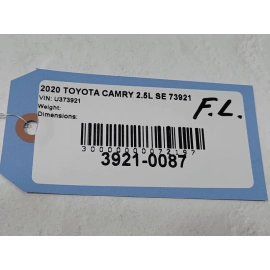 TOYOTA CAMRY FRONT DRIVER SIDE DOOR REAR VIEW MIRROR 2018-2025 OEM BLACK * 218 *