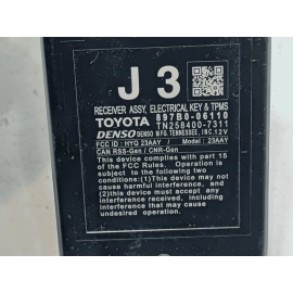 18-24 TOYOTA CAMRY KEYLESS ENTRY TPMS RECEIVER CONTROL MODULE UNIT W/BRACKET OEM