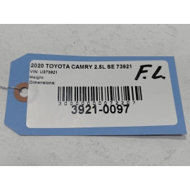 2018-2024 TOYOTA CAMRY FRONT DRIVER SIDE DOOR LOCK CYLINDER HANDLE W/O KEY OEM