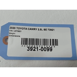 TOYOTA CAMRY 2019-2021 SE DASHBOARD INSTRUMENT PANEL WIRE WIRING HARNESS OEM