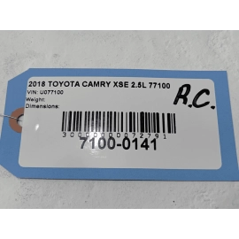 2018-2024 TOYOTA CAMRY REAR SECOND 2ND ROW CENTER MIDDLE SEAT BELT RETRACTOR OEM