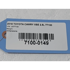 2012 - 2024 TOYOTA CAMRY SMART KEYLESS KEY LESS ENTRY ANTENNA MODULE OEM