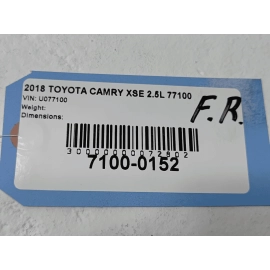 2018-2025 TOYOTA CAMRY FRONT RIGHT PASSENGER SIDE FENDER BRACKET BRACE *2PS* OEM