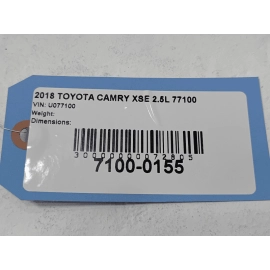 2018 - 2021 TOYOTA CAMRY GLOVE COMPARTMENT STORAGE BOX BLACK OEM