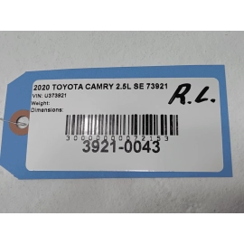 TOYOTA CAMRY FWD REAR LEFT & CENTER SIDE SEATBELT SEAT BELT BUCKLE OEM 2019-2024