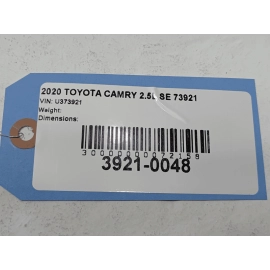 TOYOTA CAMRY 2020 DASH RADIO GPS NAVIGATION DISPLAY SCREEN MONITOR UNIT OEM