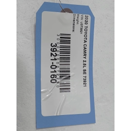 TOYOTA CAMRY Dashboard Instrument Panel Cable Wire Wiring Harness OEM 2018-2021