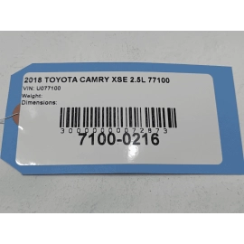 TOYOTA CAMRY SE XSE ELECTRIC POWER STEERING GEAR RACK & PINION 2018-2020 OEM