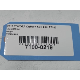 TOYOTA CAMRY FWD FRONT SUBFRAME CROSSMEMBER CRADLE UNDER CARRIAGE OEM 2018-2025