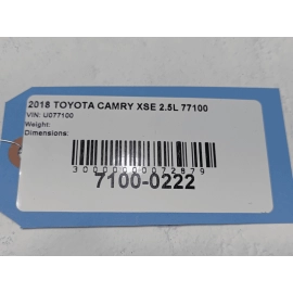 TOYOTA CAMRY TRUNK FLOOR CARGO PANEL LINER SPARE TIRE COVER OEM 2018-2025