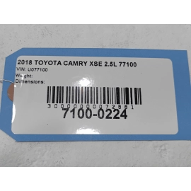 TOYOTA CAMRY RADIATOR CORE UPPER SIGHT SHIELD COVER PANEL 2018-2024 OEM