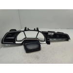 2016-2021 HONDA CIVIC DASH SPEEDOMETER CLUSTER BEZEL COVER TRIM & AIR VENTS OEM
