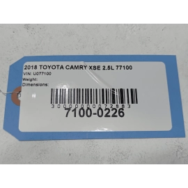 TOYOTA CAMRY FRONT BUMPER LOWER IMPACT ENERGY ABSORBER 2018-2024 OEM