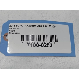 TOYOTA CAMRY 2.5L FWD FUEL VAPOR CANISTER OUTLET HOSE TUBE PIPE OEM 2018-2020