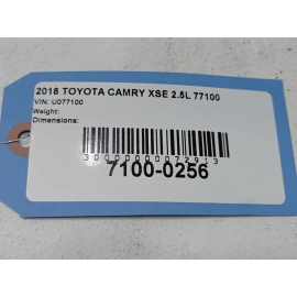 2018-2024 TOYOTA CAMRY REAR LEFT DRIVER SIDE DOOR SHELL PANEL WHITE 2PS OEM