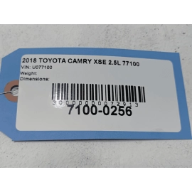 2018-2024 TOYOTA CAMRY REAR LEFT DRIVER SIDE DOOR SHELL PANEL WHITE 2PS OEM