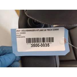 2021 VOLKSWAGEN ATLAS FRONT RIGHT PASSENGER SIDE SEAT OEM 2021 VOLKSWAGEN ATLAS FRONT RIGHT PASSENGER SIDE SEAT OEM
