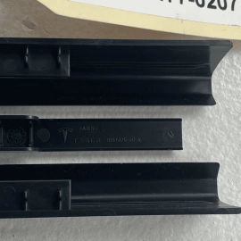 TESLA MODEL S 2012 - 2020 Front Seat Rail Track Trim Rear Outer End Slide C