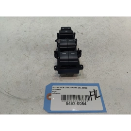 2016-2021 HONDA CIVIC FRONT DRIVER SIDE MASTER DOOR WINDOW SWITCH W/O BEZEL OEM 2016-2021 HONDA CIVIC FRONT DRIVER SIDE MASTER DOOR WINDOW SWITCH W/O BEZEL OEM