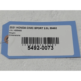 HONDA CIVIC SEDAN REAR BACK WINDSHIELD GLASS WINDOW OEM 2016-2021 HONDA CIVIC SEDAN REAR BACK WINDSHIELD GLASS WINDOW OEM 2016-2021