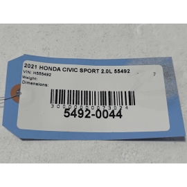 HONDA CIVIC SPORT STEERING WHEEL W/ SWITCHES OEM 2016-2021 HONDA CIVIC SPORT STEERING WHEEL W/ SWITCHES OEM 2016-2021