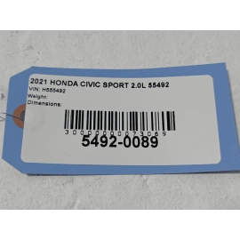 HONDA CIVIC CENTER CONSOLE SHIFTER BEZEL TRIM PANEL COVER OEM 2016-2021