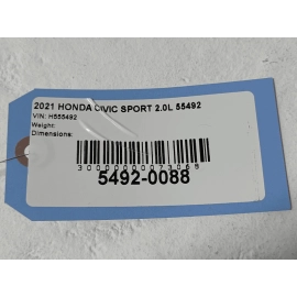 HONDA CIVIC CENTER CONSOLE TRAY LOWER PANEL TRIM COVER OEM 2016-2021