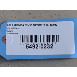 HONDA CIVIC SEDAN UPPER INTERIOR ROOF COVER TRIM CEILING HEADLINER OEM 2019-2021 HONDA CIVIC SEDAN UPPER INTERIOR ROOF COVER TRIM CEILING HEADLINER OEM 2019-2021