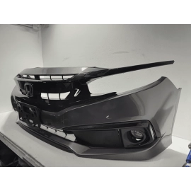 HONDA CIVIC SPORT FRONT BUMPER COVER & FOG LIGHTS NH797M 2019-2021