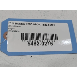 HONDA CIVIC WINDSHIELD WIPER COWL COVER GRILLE PANEL OEM 2016-2021