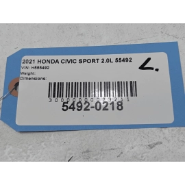 HONDA CIVIC SEDAN LEFT DRIVER SIDE ROCKER PANEL SKIRT MOLDING OEM 2016-2021