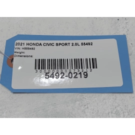 HONDA CIVIC SEDAN FRONT LEFT DRIVER SIDE FENDER COVER PANEL OEM 2019-2021 HONDA CIVIC SEDAN FRONT LEFT DRIVER SIDE FENDER COVER PANEL OEM 2019-2021