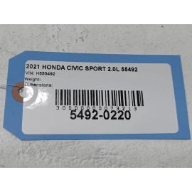 HONDA CIVIC SEDAN FRONT RIGHT PASSENGER SIDE FENDER COVER PANEL OEM 2019-2021 HONDA CIVIC SEDAN FRONT RIGHT PASSENGER SIDE FENDER COVER PANEL OEM 2019-2021