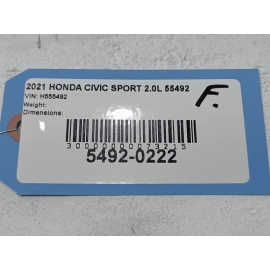 HONDA CIVIC FWD FRONT STABILIZER SWAY ANTI ROLL BAR OEM 2016-2021