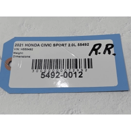 HONDA CIVIC REAR PASSENGER SIDE EXTERIOR DOOR HANDLE BASE BRACKET 2016-2021 OEM HONDA CIVIC REAR PASSENGER SIDE EXTERIOR DOOR HANDLE BASE BRACKET 2016-2021 OEM