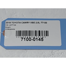 18-20 TOYOTA CAMRY REAR BUMPER PARKING ULTRASONIC DISTANCE SENSOR WHITE 2PS OEM