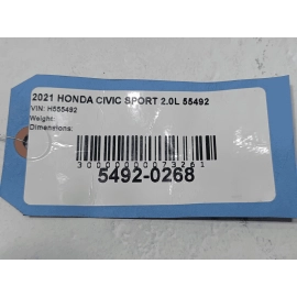 2016-2021 HONDA CIVIC SPORT HOOD BONNET SHELL COVER PANEL *NH797M*  OEM