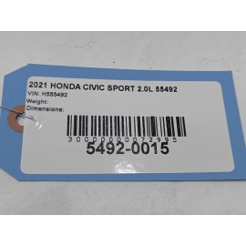 HONDA CIVIC REAR TRUNK LID BODY WHEATHERSTRIP SEAL 2016-2021 OEM