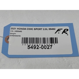 HONDA CIVIC FRONT RIGHT OR LEFT DOOR PANEL AUDIO SPEAKER 2016-2021 OEM 1PCS