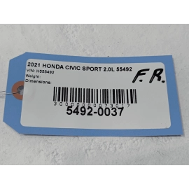 HONDA CIVIC FRONT RIGHT PASSENGER SIDE DOOR WINDOW SWITCH & LOCK 2016-2021 OEM