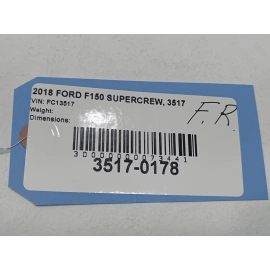 2018-2020 FORD F-150 FRONT LEFT OR RIGHT  SIDE SEAT HEADREST HEAD REST OEM