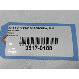 2015-2020 FORD F-150 XL DASH DASHBOARD  SHELF RUBBER MAT PANEL OEM