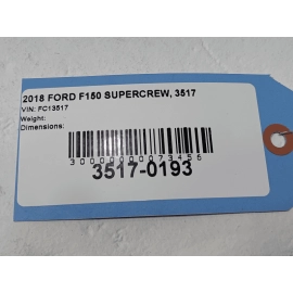 2015 - 2020 FORD F-150 FORD F150 SPARE TIRE JACK & TOOL KIT SET OEM