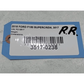 2015-2020 FORD F150 REAR PASSENGER SIDE DOOR SILL PLATE SCUFF CREW CAB OEM
