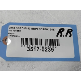 2015-2019 FORD F-150 CREW CAB Rear Passenger Door Panel Handle Armrest Cover OEM