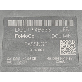 2017-2018 Ford F-150 Front Passenger Side Door Window Control Module Unit OEM