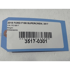 2018-2020  FORD F-150 FRONT BUMPER FACE BAR CHROME COVER W/FOG LIGHTS OEM