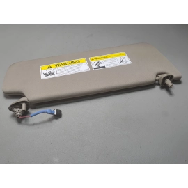 17-22 Honda Pilot Front Driver Side Sun Visor Sunvisor W/ Illumination OEM Beige