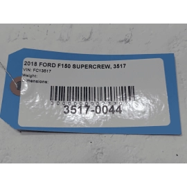 15 - 2020 FORD F-150 4WD FRONT RADIATOR APRON INSULATOR SPLASH GUARD SHIELD OEM