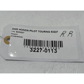 2016-22 Honda Pilot AWD Rear Suspension Passenger Side Axle Shaft Halfshaft OEM